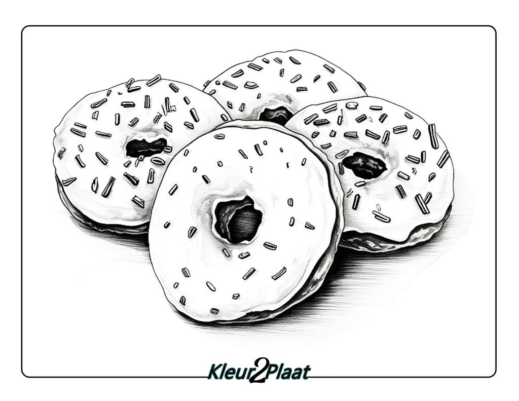 Vier Donuts