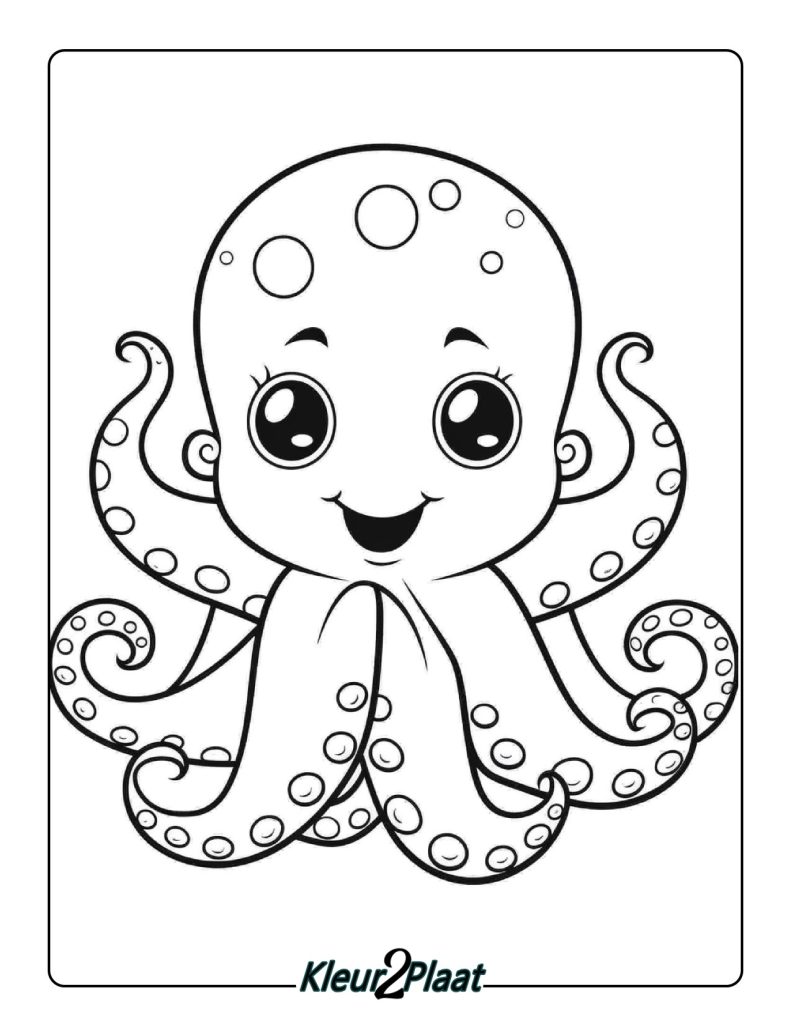 Gevlekte kleine octopus